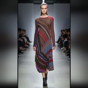 Vitelli Long Knit Dress 2 Medium